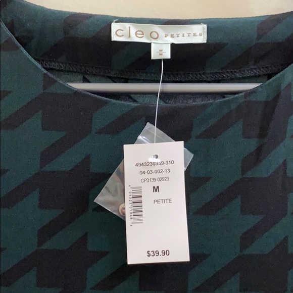 Cleo houndstooth blouse - Picture 2 of 3